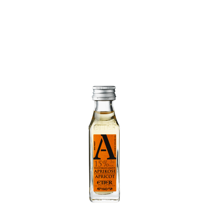 Etter Original Aprikose Fruchtbrand-Liqueur Miniature (2cl)