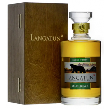 Langatun Old Bear Whisky Smoky 46% (50cl)