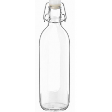 Glasflasche Emilia mit Gravur (1 Liter)