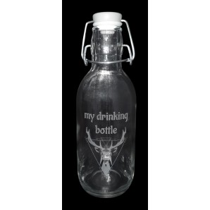 Glass bottle Emilia with...